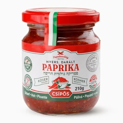 Abbildung von Ungarische Paprikapaste, scharf (210g), zertifiziert koscher, Kalocsa Version von Eros Pista