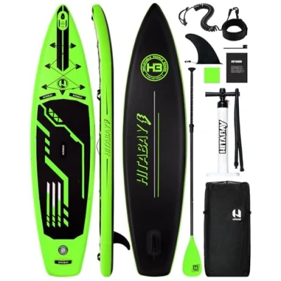 Abbildung von Stand Up Paddling Board mit Komplettes Paddle Zubehör Aufblasbares SUP 290/320/335cm Set für Jugendliche &amp; Erwachsene