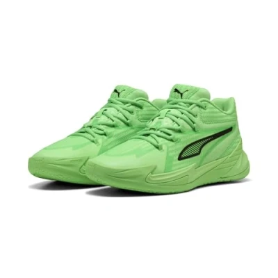 Abbildung von Puma Dagger Basketballschuh, Größe: 39, Elektro green/black Textil/synthetik
