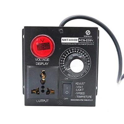 Abbildung von Fasizi AC 220V 4000W Einstellbarer Spannungsregler Motordrehzahlregler Lüftersteuerung