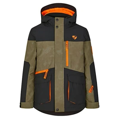 Abbildung von Ziener Highwayshop Agonis Snowboardjacke für Kinder, Größe: 140, Oliv
