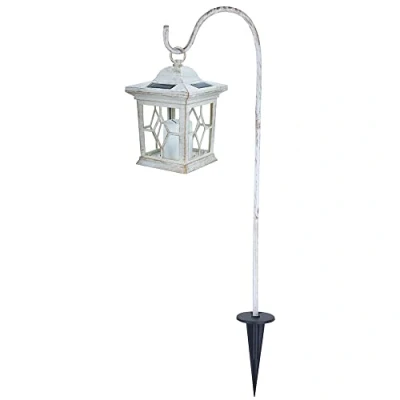 Abbildung von GLOBO LIGHTING LED Solarleuchte, Leuchtmittel fest verbaut, Solarlampe Steckleuchte Erdspieß Solarlampen Garten