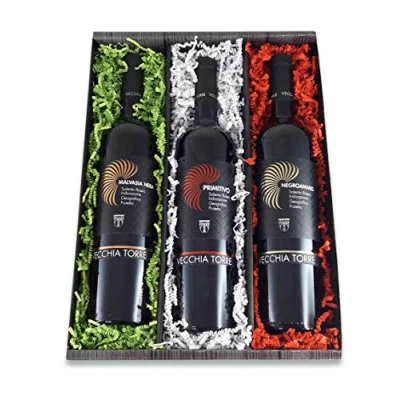 Abbildung von Bull &amp; Bear Wein Geschenkset Bella Italia 3 x 0,75l Rotwein, Weingeschenk mit italienischen Weinen in Geschenkbox
