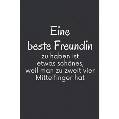 Abbildung von Eine beste freundin zu haben ist etwas schönes: Geschenk für zum geburtstag Bester freund Geschenke Weihnachten, Notizbuch A5 liniert