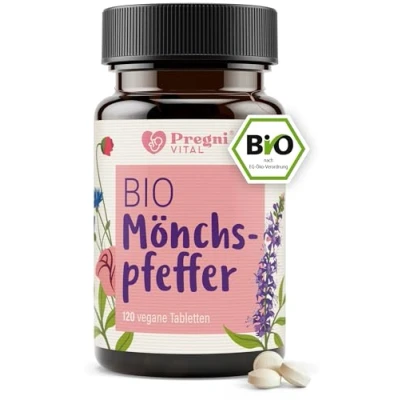 Abbildung von BIO Mönchspfeffer 10mg von PregniVital® 120 St