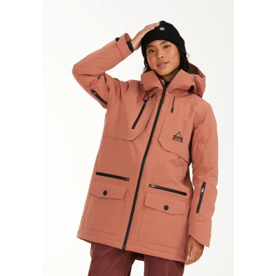 Abbildung von SOS Snowboardjacke, Damen, Größe: Large, Cedar wood