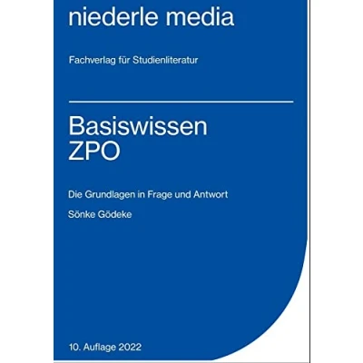 Abbildung von Basiswissen ZPO 2022: Die Grundlagen in Frage und Antwort