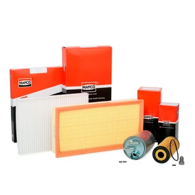 Abbildung von MAPCO 68803 Filter Satz mit Luftfilter fünfteilig VOLKSWAGEN: Golf 4 Schrägheck, Variant, Bora SKODA: Octavia 1 Combi