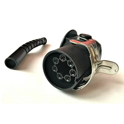 Abbildung von MelTruck® Stecker EBS 24V 7 polig LKW mit Halterung Elektrik Schraubkontakte