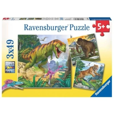 Abbildung von Herrscher der Urzeit Puzzle 3x49 Teile