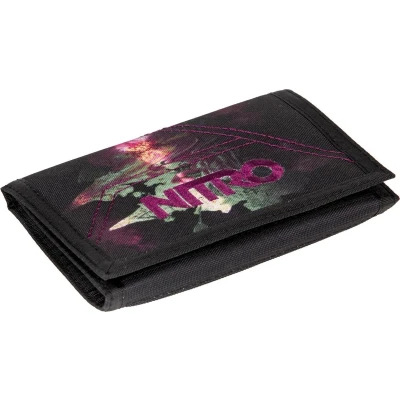 Abbildung von Nitro Geldbörse Wallet Nylon 14x10 Black Rose schwarz