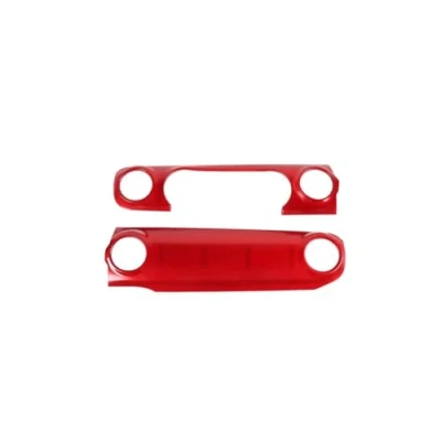 Abbildung von Interieur Zubehör Für Jeep Wrangler JL JT Gladiator 4XE 2018 2023 Auto Center Console Dashboard Panel Dekoration Abdeckung Aufkleber Innen Trim(Red)
