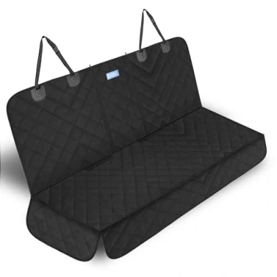 Abbildung von Nobleza Hundedecke Auto Rückbank Wasserdicht, Armlehnen kompatibler Autoschondecken Hund Rücksitz, Kratzfeste Autodecke Rückbank, 137 x 121cm Universeller Hundematte