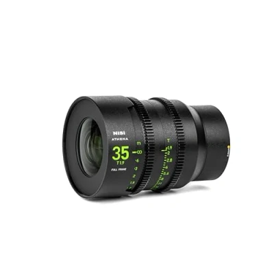 Abbildung von NiSi Athena 35mm T1,9 Prime Cine Objektiv Vollformatobjektiv für Sony E Mount (Ohne Drop In Filter)