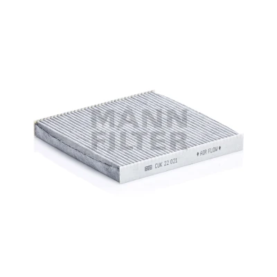 Abbildung von MANN FILTER CUK 22 021 Innenraumfilter Aktivkohlefilter 214 25 SMART: Forfour II Schrägheck, Fortwo III Coupe, Cabrio