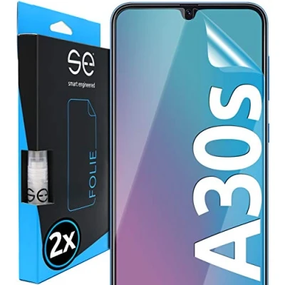 Abbildung von smart engineered [2 Stück] Entspiegelte 3D Schutzfolien kompatibel mit Samsung Galaxy A30s, hüllenfreundliche matte Displayschutz Folie, Schutz vor Schmutz und Kratzern, kein Schutzglas