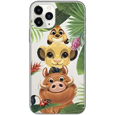 Abbildung von ERT GROUP Handyhülle für Apple iPhone 11 PRO MAX Original und offiziell Lizenziertes Disney Muster Simba &amp; Friends 003 optimal an die Form des Handy angepasst, teilweise transparent