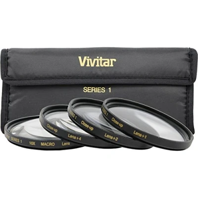 Abbildung von Vivitar Serien 1 2 4 10 Nahaufnahmen Makro Filter Set mit Tasche (77 mm)
