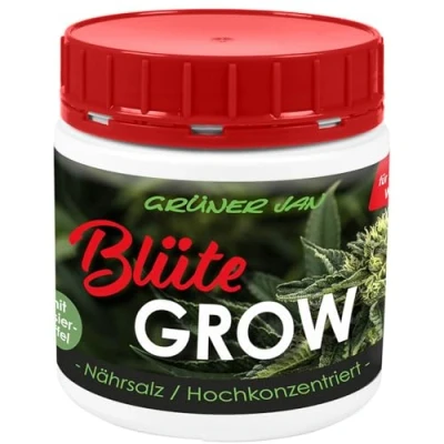 Abbildung von BURI Pflanzendünger 500g Cannabis Dünger Blüte GROW Nährsalz Hanf düngen Made in Germany