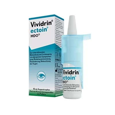 Abbildung von Dr. Gerhard Mann Augenpflege Set VIVIDRIN ectoin MDO Augentropfen 10 ml