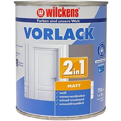 Abbildung von Wilckens Farben Lack Vorlack 2in1, Weiß matt, 750 ml