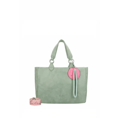 Abbildung von Fritzi aus Preußen IZZY Vintage Handtasche, Damen, Größe: One Size, Salbei