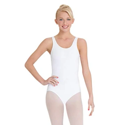 Abbildung von Capezio Damen Tank Leotard, Weiß, X Large