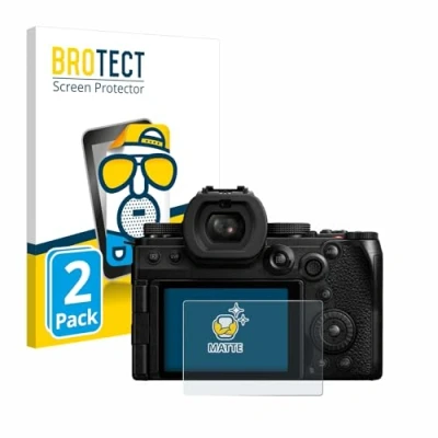Abbildung von BROTECT Entspiegelungs Schutzfolie für Panasonic Lumix DC S5II (2 Stück) Matte Displayschutz Folie, Anti Reflex, Fingerprint