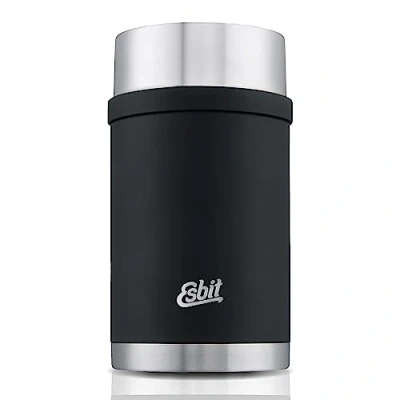 Abbildung von Esbit Thermobehälter Sculptor für Essen Warmhaltebehälter 1000 ml in Schwarz aus Edelstahl warme und kalte Speisen