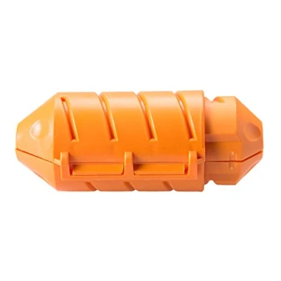 Abbildung von Tether Tools Kabelhalter Orange Kabelmanagementabdeckung 12 cm Länge Modernes Design Wetterfest