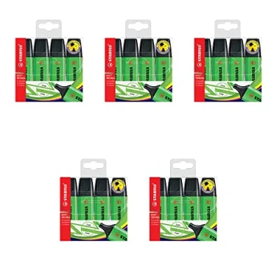 Abbildung von Textmarker STABILO BOSS ORIGINAL 5x 4er Pack grün