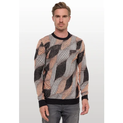 Abbildung von Rusty Neal Strickpullover, Herren, Größe: Medium, Orange