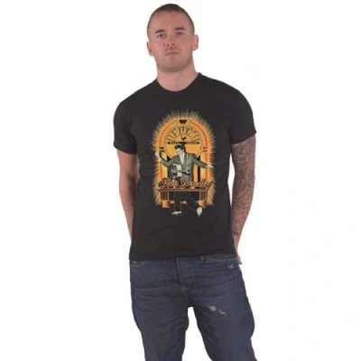 Abbildung von Sun Records T Shirt Elvis Dancing Nue offiziell Unisex Schwarz XL