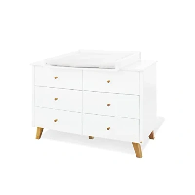 Abbildung von Pinolino 133420X Wickelkommode &#039;Pan&#039; extrabreit, weiß
