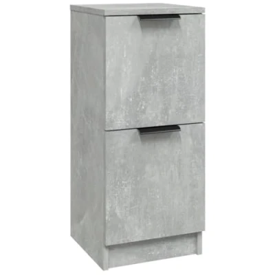 Abbildung von vidaXL Sideboard Kommode Anrichte Schrank Beistellschrank Mehrzweckschrank Standschrank Flurschrank Betongrau 30x30x70cm Holzwerkstoff