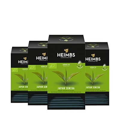 Abbildung von HEIMBS Bio Japan Sencha, 20 Pyramidenbeutel, 2er Pack
