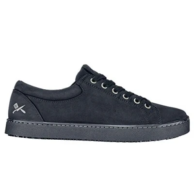 Abbildung von Shoes for Crews Arbeitsschuhe Finn Men Rutschhemmende Berufsschuhe für Küchenprofis, Gel Einlegesohlen, Fersenkappe, wasserabweisend, Leder, OB E SRC Herren