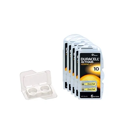 Abbildung von wns emg world Big Box Pack Duracell Activair Typ 10 Hörgerätebatterie PR70 ZL4, 30 Stück