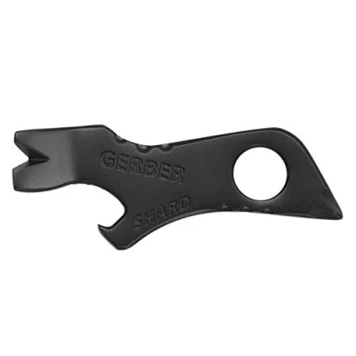 Abbildung von Gerber Multi Tool und Schlüsselanhänger, Shard Black Keychain Card, Länge: 6,9 cm, Gewicht: 17 g, 31 002965