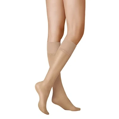 Abbildung von KUNERT Damen Kniestrümpfe Satin Look 20 transparenter Glanz DEN Teint 3520 39/42