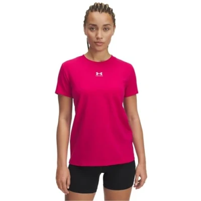 Abbildung von Under Armour UA Rival CORE SS Shaded Fuchsia XL