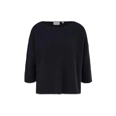 Abbildung von comma casual identity Strickpullover, Damen, Größe: 42, Navy