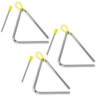Abbildung von TIGER 15 cm 3 Stück Triangle Instrument mit Schlägel