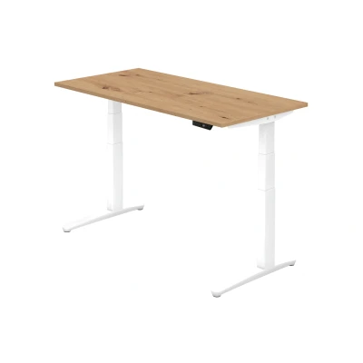 Abbildung von Hammerbacher Schreibtisch XBHM16 Asteiche/Weiß