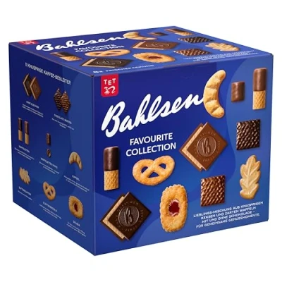 Abbildung von Bahlsen Hermann Collection 1er Pack Gebäck und Waffelmischung mit Vollmilchschokolade edelherber Schokolade (8 x 227 g/ 1816 g )