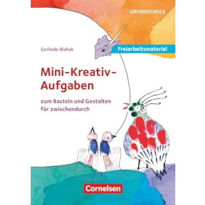 Abbildung von Freiarbeitsmaterial für die Grundschule Kunst Klasse 3/4: Mini kreativ Aufgaben Zum Basteln und Gestalten zwischendurch 40 Bildkarten