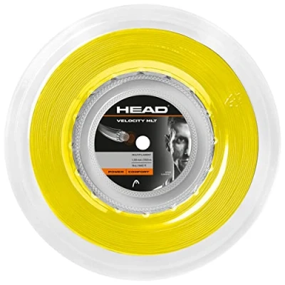 Abbildung von HEAD Unisex Adult Velocity MLT Rolle Tennis Saite, Gelb, 1.40 mm / 15 g