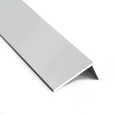 Abbildung von nielsen Aluminium Winkelprofil Silber matt eloxiert 2000x40x10 mm, Stärke: 2 Länge: 200 cm, ungleichschenklig, Made in Germany, Eckschutzprofil, Kantenschutz, Abschlußprofil, Ausgleichswinkel