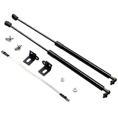 Abbildung von JINGLING Motorhaubenstreben für 3 Axela BK 2003 2009 Limousine Fronthaube Gasdämpfer Lift Supports Modifizieren Kein Bohren ZWEI JAHRE GARANTIE