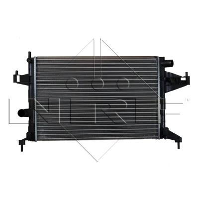 Abbildung von NRF 519596 Kühler, Motorkühlung Aluminium 539 378 23 Kühlrippen mechanisch gefügt OPEL: Combo C Tour, Corsa Schrägheck, Kasten / Kombi